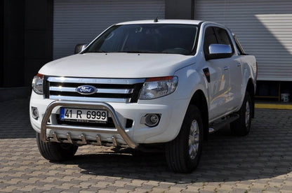 Front protection WT003 (stainless) for Ford Ranger 2011-2022 - Reelken Auto