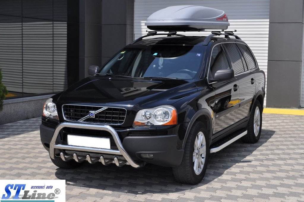 The WT003 bumper guard (stainless) for Volvo XC90 2002-2014 - Reelken Auto