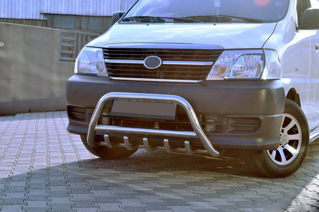 The WT003 bumper guard (stainless) for Toyota HiAce - Reelken Auto
