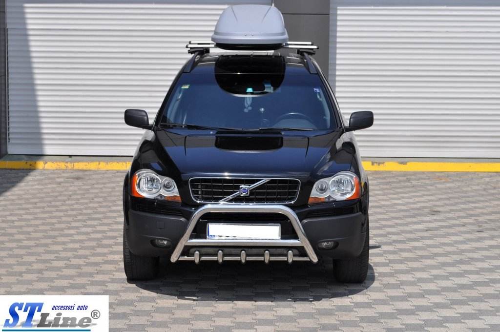 The WT003 bumper guard (stainless) for Volvo XC90 2002-2014 - Reelken Auto
