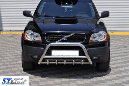 The WT003 bumper guard (stainless) for Volvo XC90 2002-2014 - Reelken Auto
