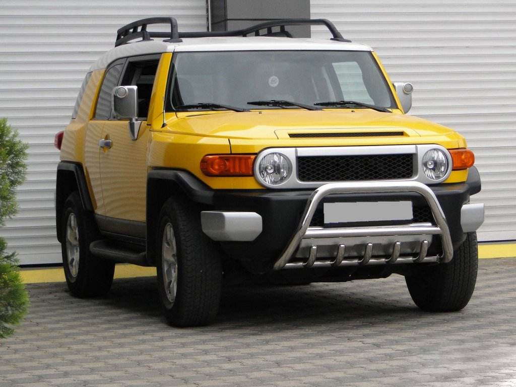 The WT003 bumper guard (stainless) for Toyota FJ Cruiser - Reelken Auto