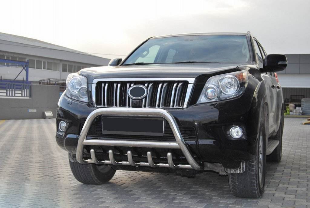 The WT003 bumper guard (stainless) for Toyota Land Cruiser Prado 150 - Reelken Auto