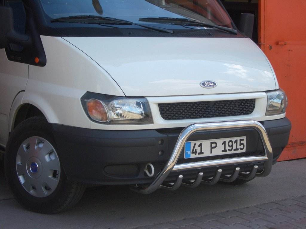 Kengurâtnik WT002 (2006-2014, stainless.) for Ford Transit 2000-2014 - Reelken Auto
