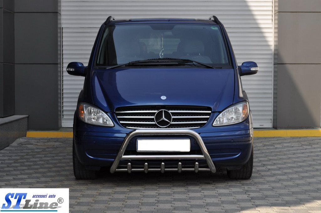 Bull Bar WT003/004 (Stainless Steel) for Mercedes Viano 2004-2014 - image 4