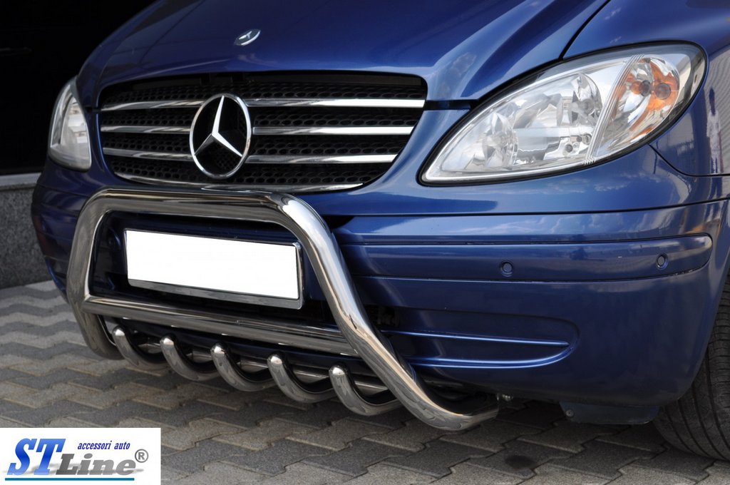 Bull Bar WT003/004 (Stainless Steel) for Mercedes Viano 2004-2014 - image 6