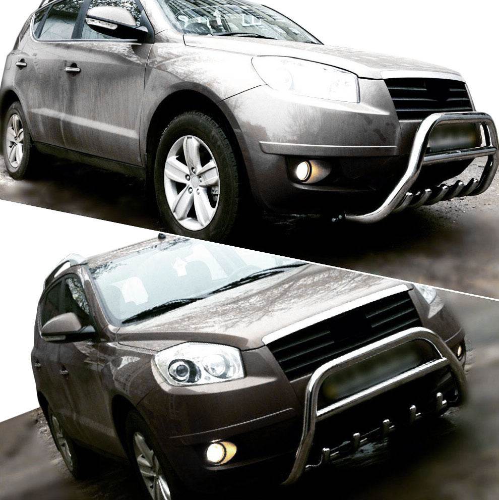 The WT003 bumper guard (stainless) for Geely Emgrand X7 - Reelken Auto