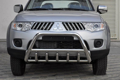 The WT003 bumper guard (stainless) for Mitsubishi L200 2006-2015 - Reelken Auto