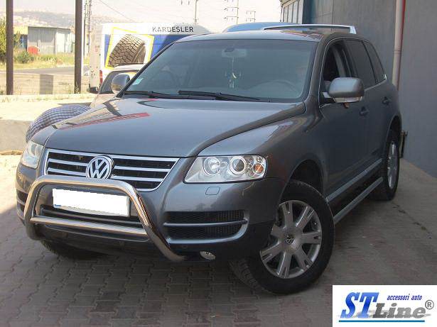 Kengurâtnik WT005 Colt (stainless) for Volkswagen Touareg 2002-2010 - Reelken Auto