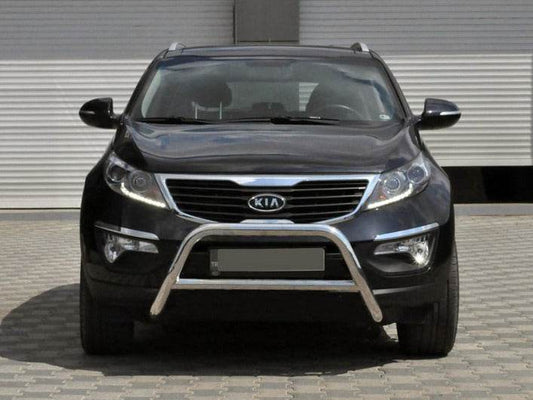 The WT006 bumper guard (stainless) for Kia Sportage 2010-2015 - Reelken Auto