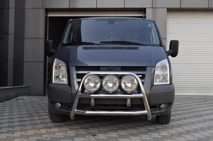 Bull Bar WT018 (2006-2014, Stainless Steel) for Ford Transit 2000-2014 - image 3