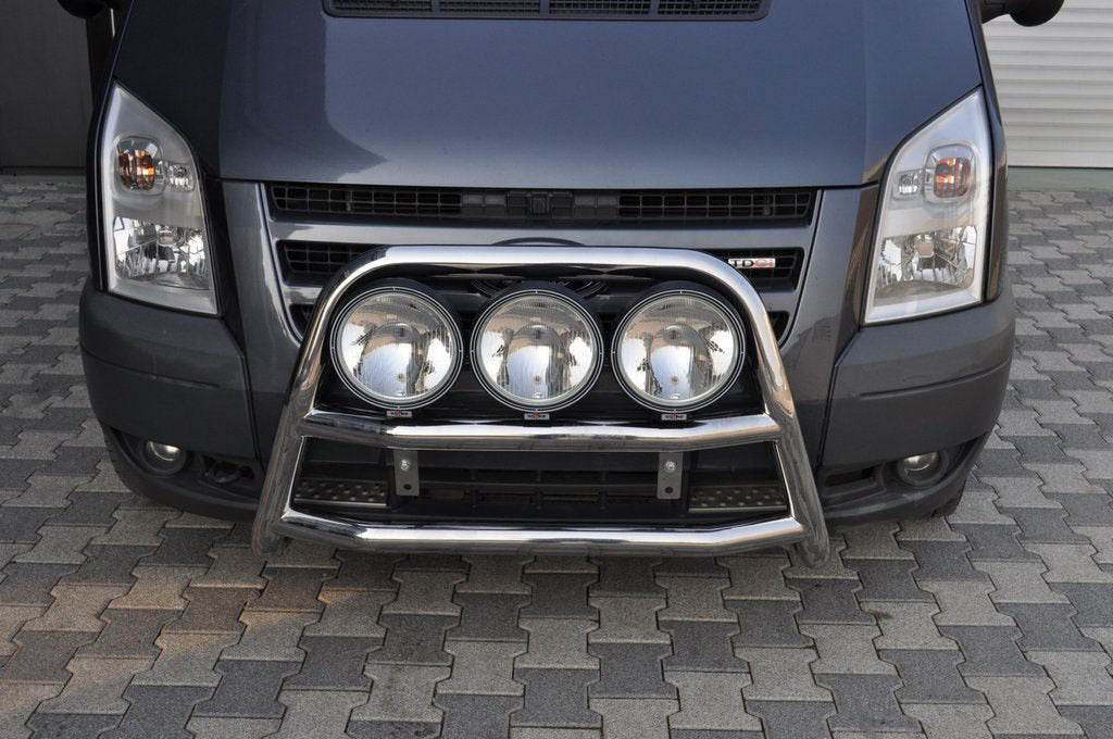Kengurâtnik WT018 (2006-2014, stainless.) for Ford Transit 2000-2014 - Reelken Auto