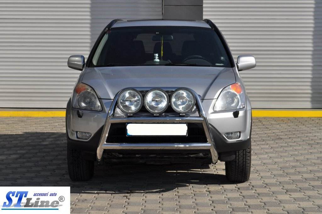 The WT018 bumper guard (stainless) for Honda CRV 2001-2006 - Reelken Auto