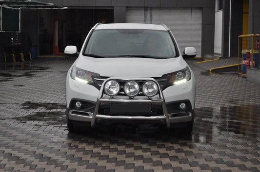 Front protection WT018 (stainless) for Honda CRV 2012-2016 - Reelken Auto