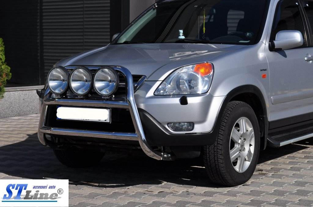 The WT018 bumper guard (stainless) for Honda CRV 2001-2006 - Reelken Auto