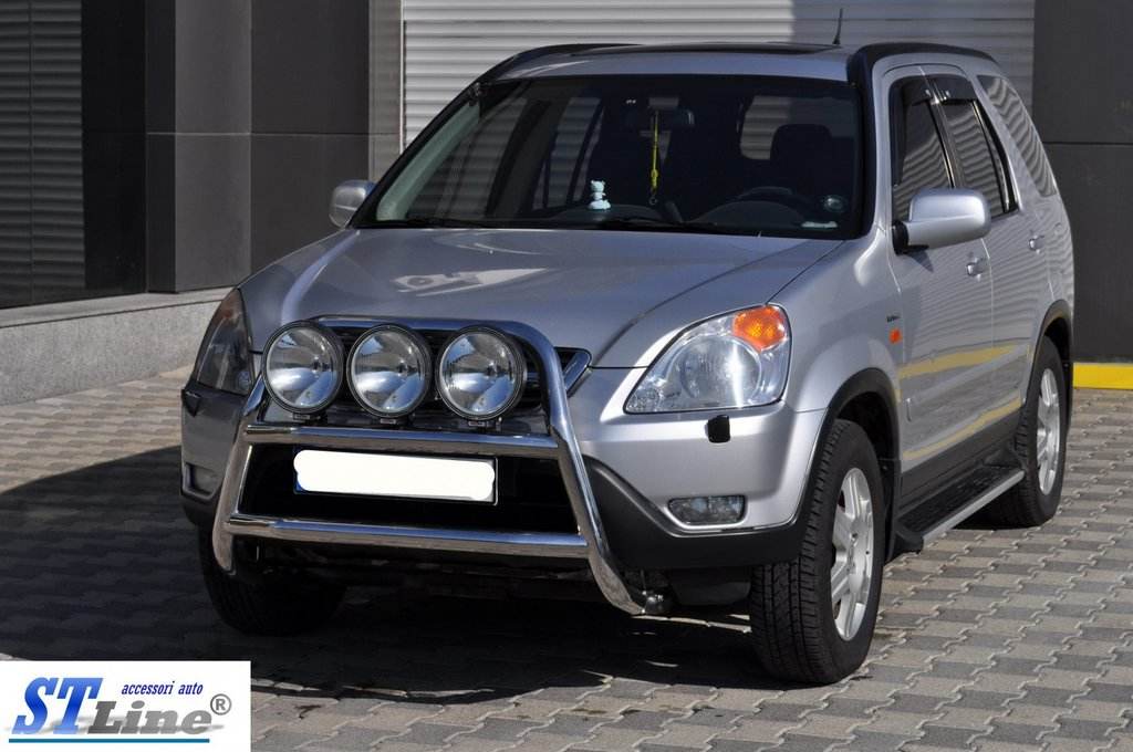 The WT018 bumper guard (stainless) for Honda CRV 2001-2006 - Reelken Auto
