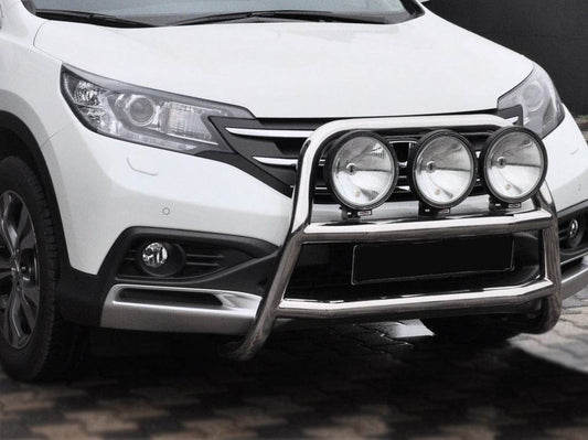 Front protection WT018 (stainless) for Honda CRV 2012-2016 - Reelken Auto