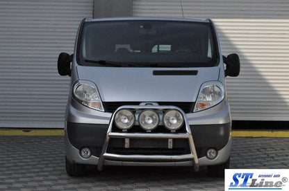 The WT018 bumper guard (stainless) for Nissan Primastar 2002-2014 - Reelken Auto
