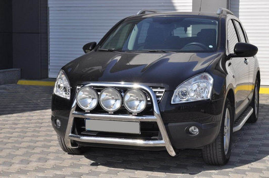 The WT018 bumper guard (stainless) for Nissan Qashqai 2007-2010 - Reelken Auto