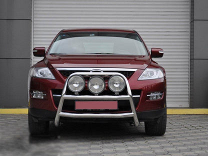 Front protection WT018 (stainless) for Mazda CX-7 2006-2012 - Reelken Auto