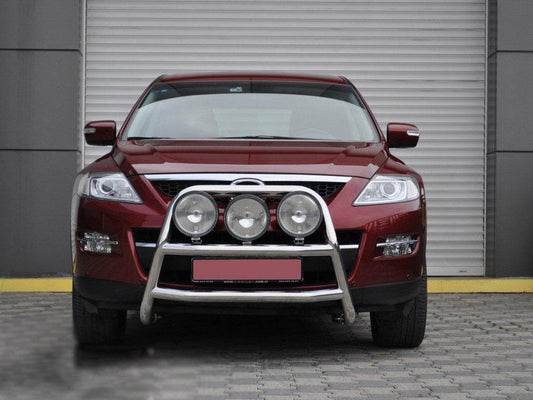 Front protection WT018 (stainless) for Mazda CX-7 2006-2012 - Reelken Auto