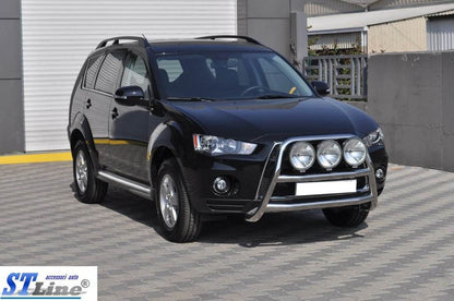 The WT018 bumper guard (stainless) for Mitsubishi Outlander 2006-2012 - Reelken Auto
