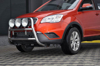 The WT018 bumper guard (stainless) for SsangYong Korando 2010-2019 - Reelken Auto
