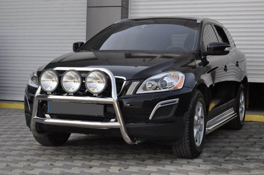 The WT018 bumper guard (stainless) for Volvo XC60 2009-2017 - Reelken Auto