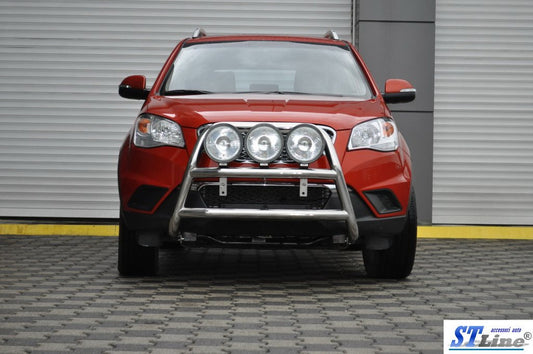 Bull Bar WT018 (Stainless Steel) for SsangYong Korando 2010-2019 - image 2