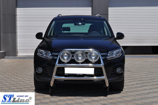 Bull Bar WT018 (Stainless Steel) for Volkswagen Tiguan 2007-2016 - image 2