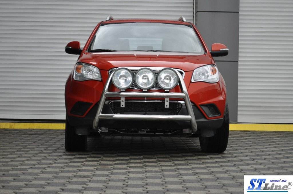 The WT018 bumper guard (stainless) for SsangYong Korando 2010-2019 - Reelken Auto