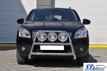 The WT018 bumper guard (stainless) for Nissan Qashqai 2007-2010 - Reelken Auto