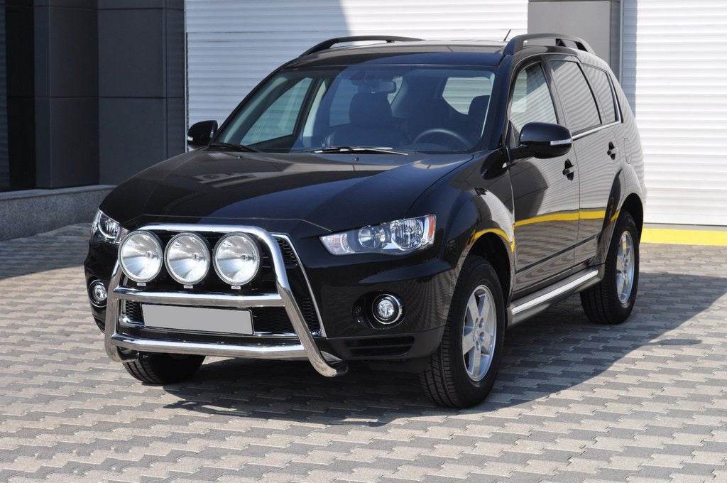The WT018 bumper guard (stainless) for Mitsubishi Outlander 2006-2012 - Reelken Auto