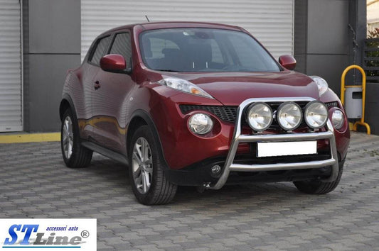 The WT018 bumper guard (stainless) for Nissan Juke 2010-2019 - Reelken Auto