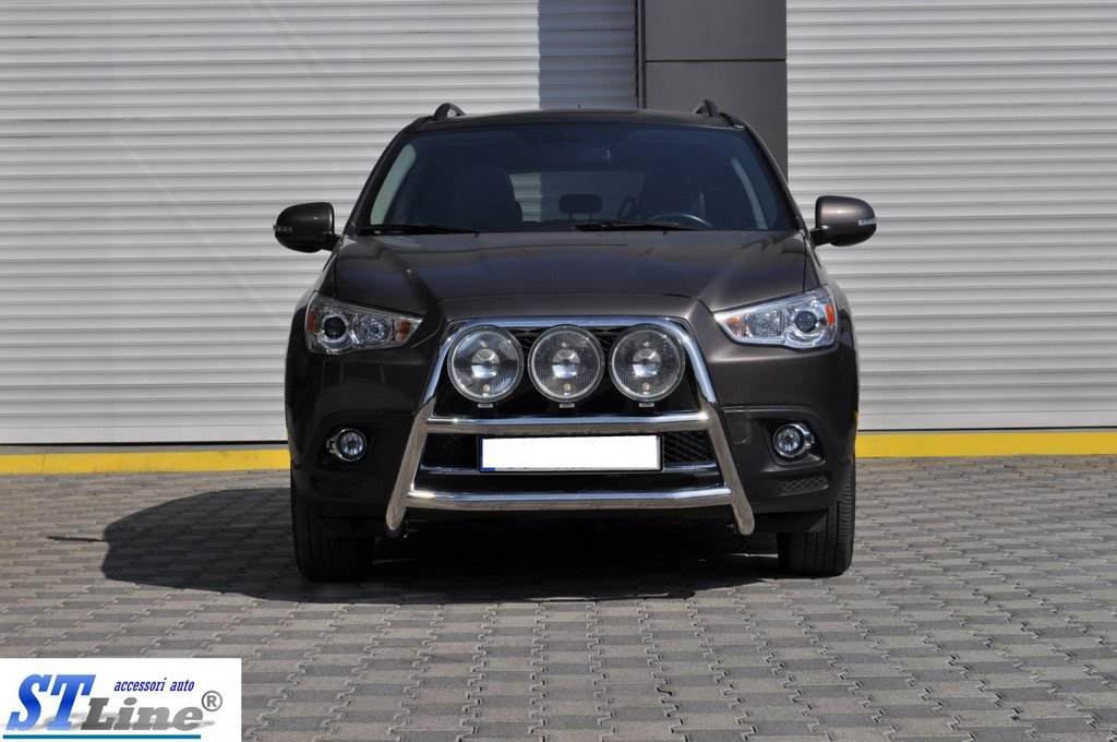 The WT018 bumper guard (stainless) for Mitsubishi ASX 2010-2023 - Reelken Auto