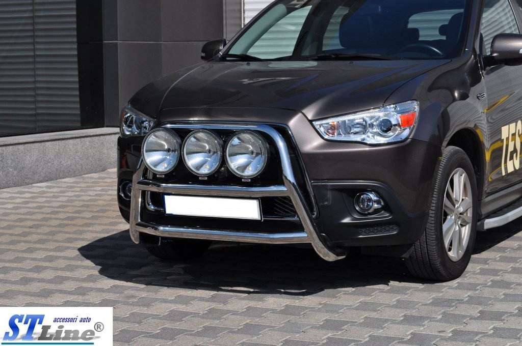 The WT018 bumper guard (stainless) for Mitsubishi ASX 2010-2023 - Reelken Auto
