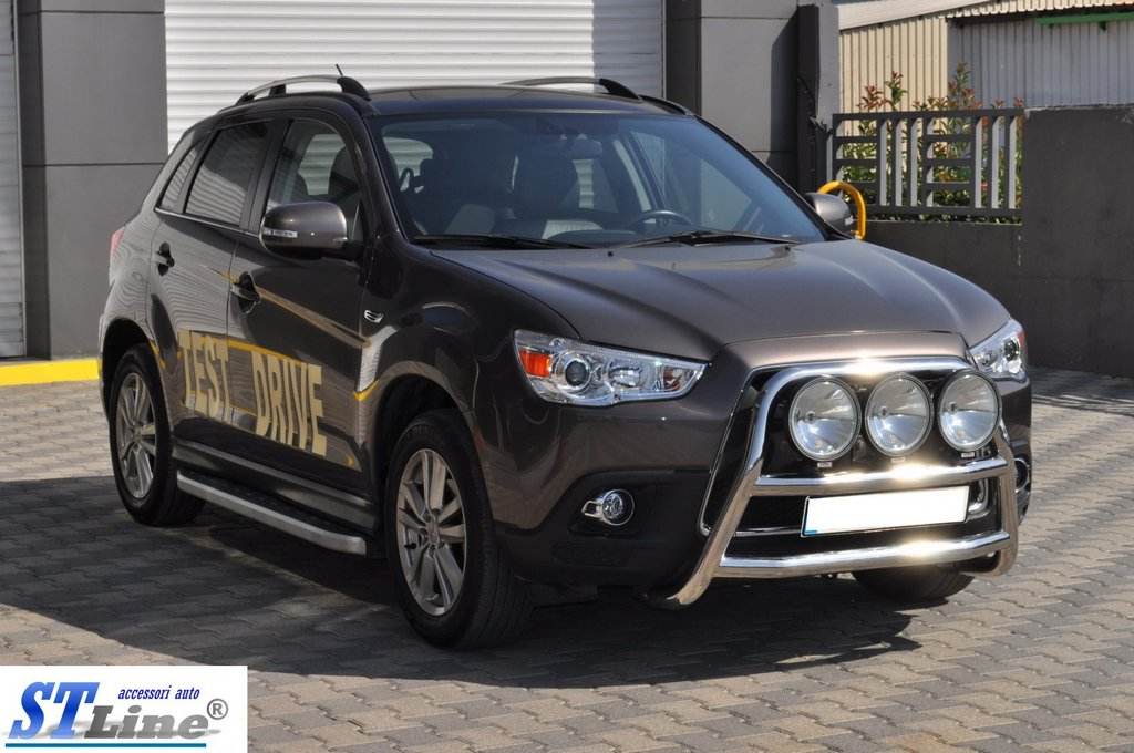 The WT018 bumper guard (stainless) for Mitsubishi ASX 2010-2023 - Reelken Auto