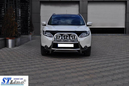 The WT018 bumper guard (stainless) for Nissan Qashqai 2014-2021 - Reelken Auto