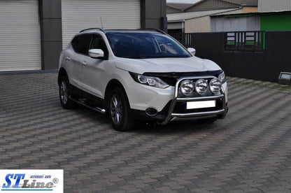 The WT018 bumper guard (stainless) for Nissan Qashqai 2014-2021 - Reelken Auto