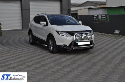 The WT018 bumper guard (stainless) for Nissan Qashqai 2014-2021 - Reelken Auto
