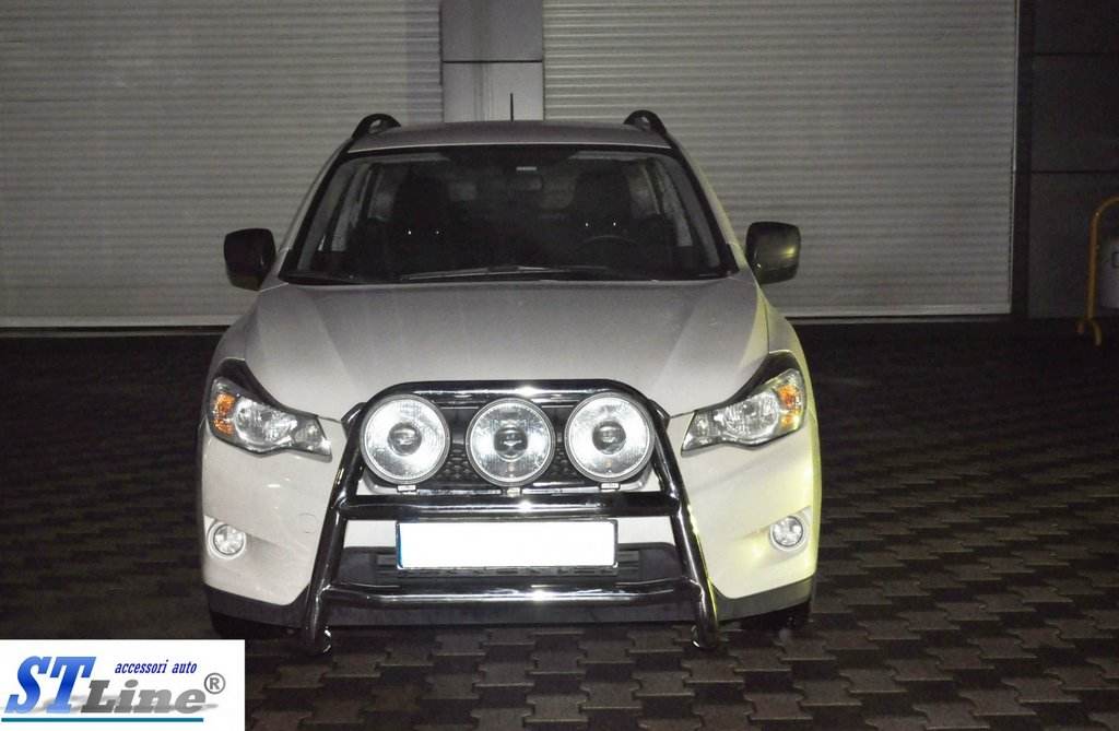 The WT018 bumper guard (stainless) for Subaru XV 2011-2017 - Reelken Auto
