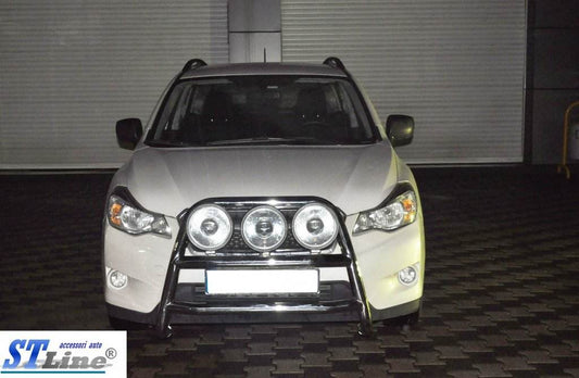 The WT018 bumper guard (stainless) for Subaru XV 2011-2017 - Reelken Auto