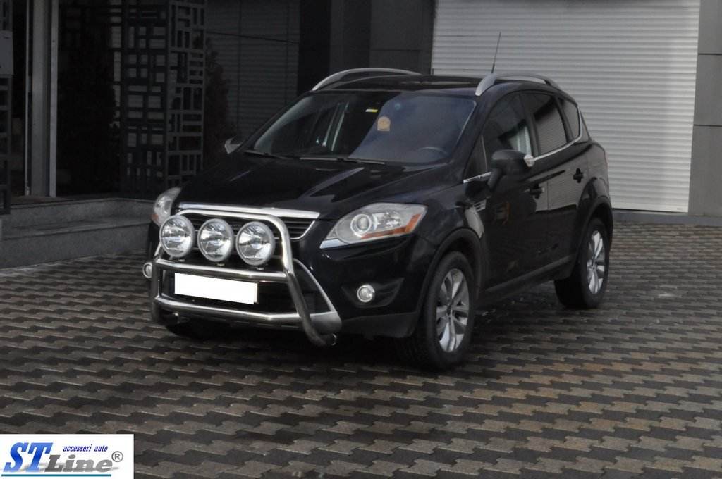 The WT018 bumper guard (stainless) for Ford Kuga 2008-2013 - Reelken Auto