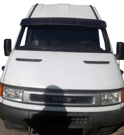 Windshield visor V1 (black gloss, 5mm) for Iveco Daily 1999-2006 - image 1