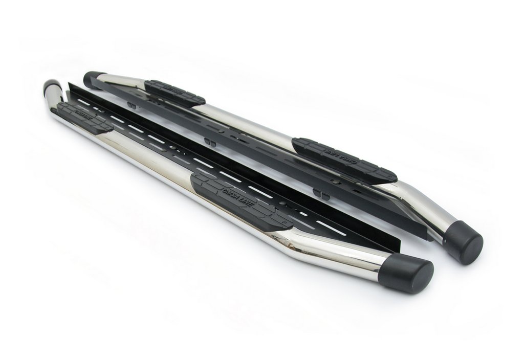 Side Steps Amazon Silver (2 pcs, Stainless Steel) for Toyota Hilux 2015- - image 2