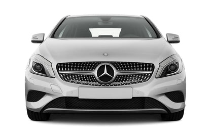 Front Grille Diamond Silver (2012-2015) for Mercedes A-сlass W176 2012-2018 - image 1