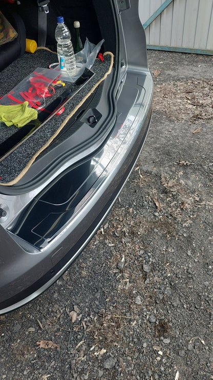 Rear Bumper Protector Carmos (Grand, Stainless Steel) for Renault Scenic/Grand 2016-2025 - image 2