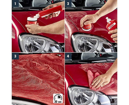 Sonax NanoPro Wax polish colored red 500ml - Reelken Auto