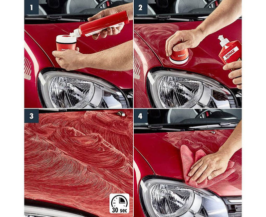 Sonax NanoPro Wax polish colored red 500ml - Reelken Auto