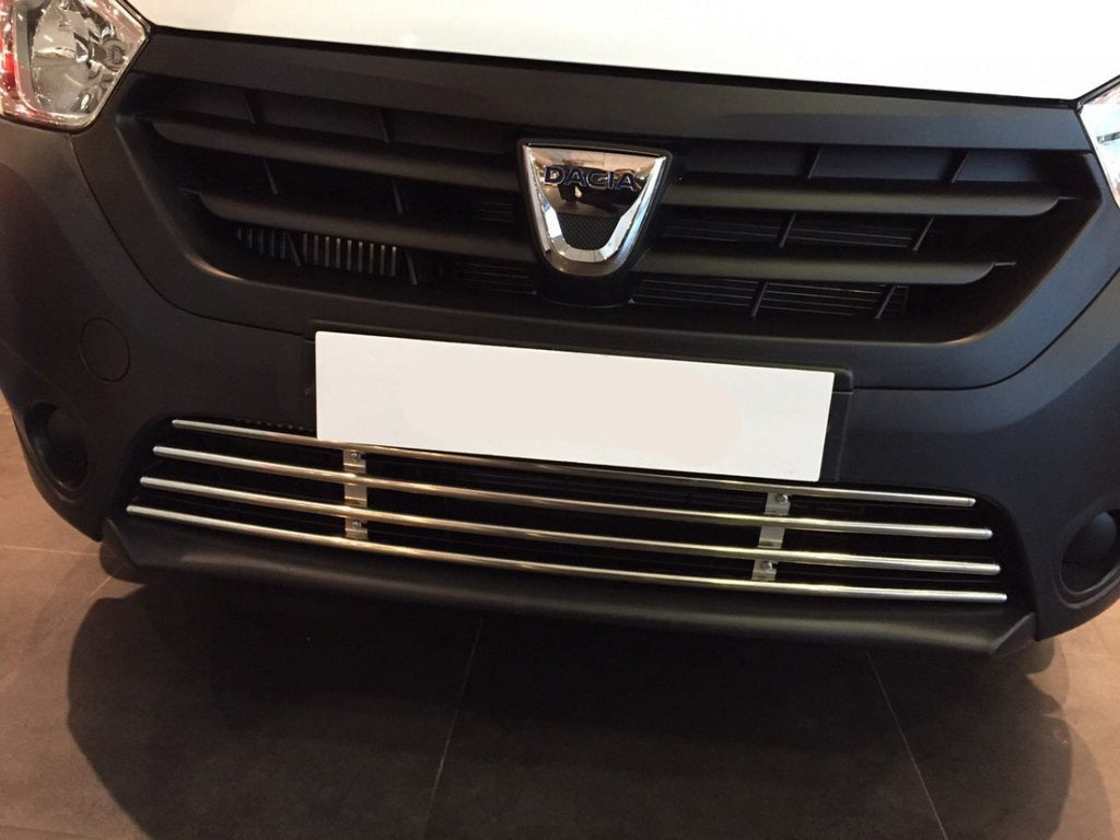 Front Bumper Grille Stainless Steel for Renault Dokker 2013-2022 - image 1